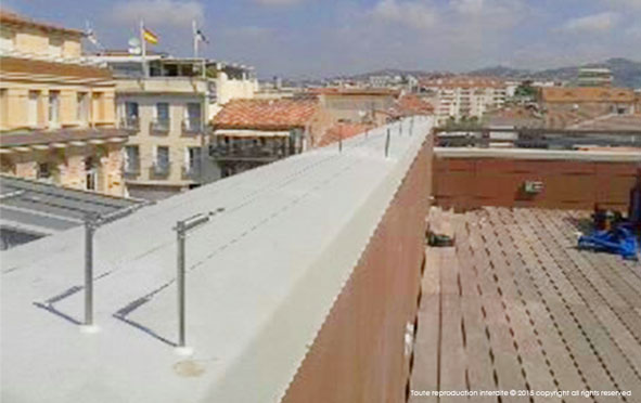 Anti-pigeon wire rope system - Birdwire 